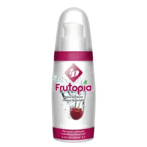 ID Frutopia - Lubricante comestible sabor cereza premium 100ml