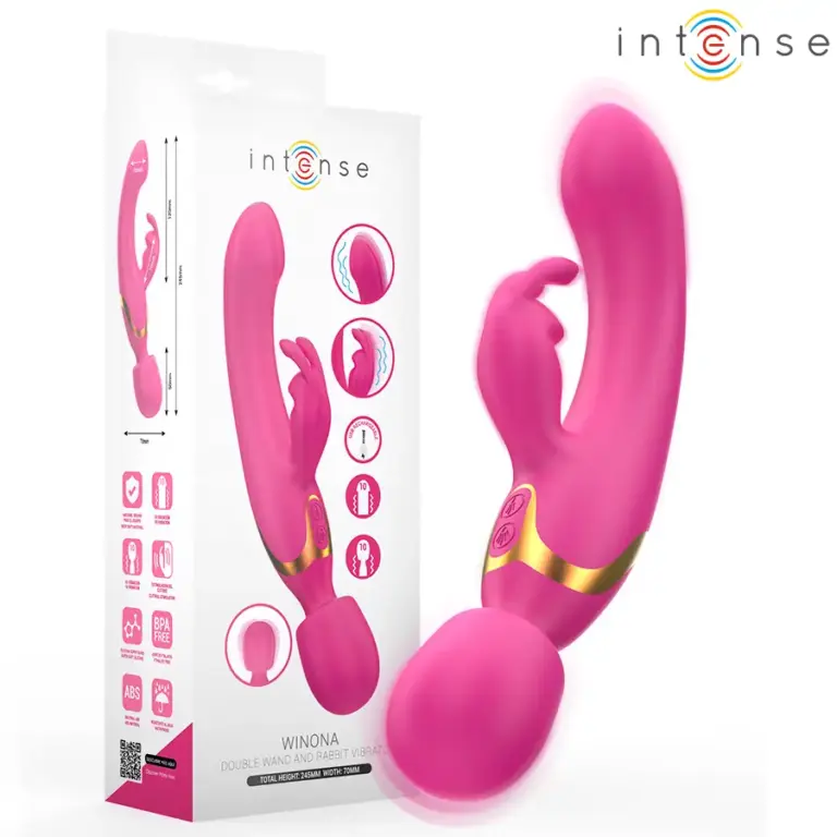 Intense - Winona Doble Vibrador Rabbit & Wand Premium