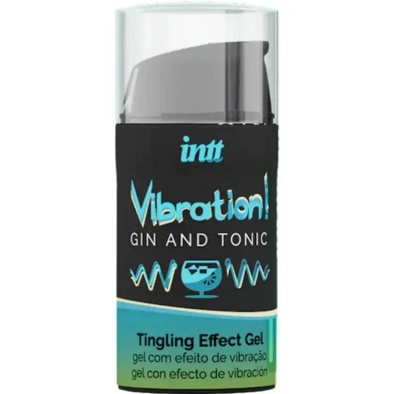 INTT - Gel Vibrador Potente Gin Tonic para Sensaciones Únicas