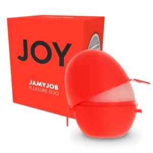 JAMYJOB - Huevo Masturbador Discreto Rojo Joy Premium