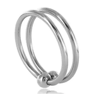 METAL HARD - Double Glans Ring Premium para Potenciar Sensaciones