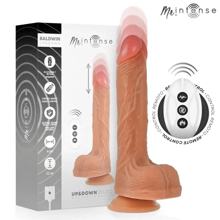 MR INTENSE - BALDWIN Dildo Realista con Vibración Control Remoto
