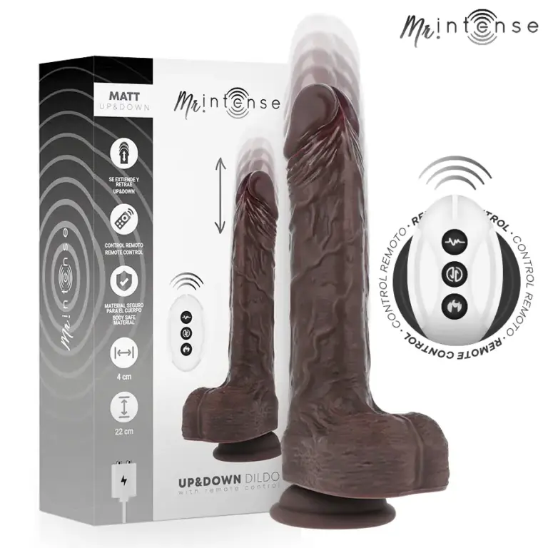 MR INTENSE - MATT Dildo Realista Multifunción con Control Remoto 22 cm