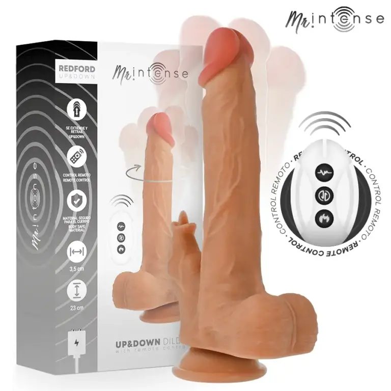 MR INTENSE - REDFORD Dildo Realístico Multifunción Premium 23 cm