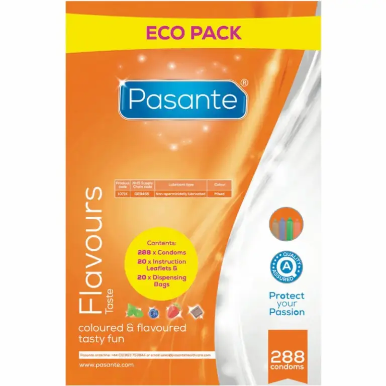 Pasante - Preservativos Eco Pack Sabores Originales 288 Uds - vista principal