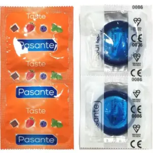 Pasante - Preservativo Sabor Arándano Premium 144 Unidades