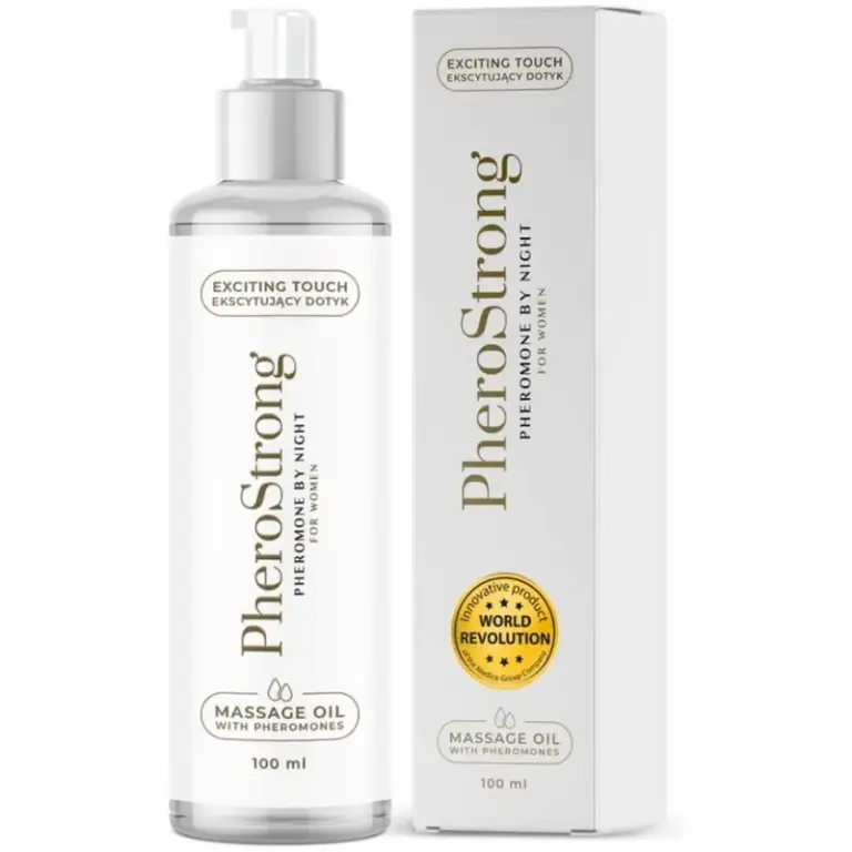 PheroStrong - Aceite de Masaje con Feromonas Premium 100ml