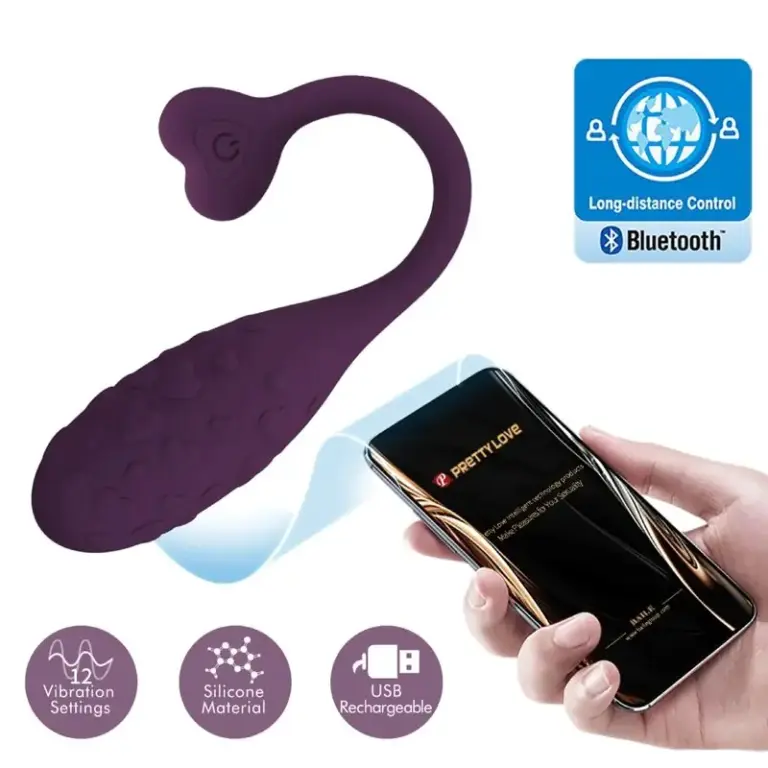 PRETTY LOVE - Huevo Vibrador Controlado por App Lila Premium - vista principal