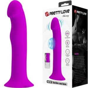 Pretty Love - Vibrador Punto G Morado Premium con Ventosa