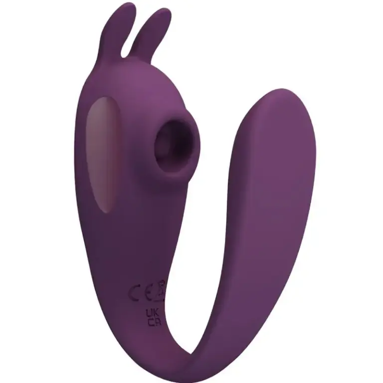 PRETTY LOVE - SHEY Estimulador y Vibrador Control Remoto Morado