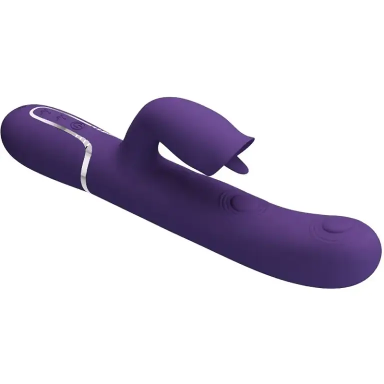Pretty Love - Vibrador Rabbit Morado Premium con Licking
