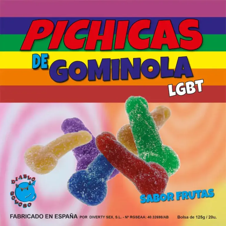 PRIDE - Pichitas de Gominola Frutas con Azúcar LGBT Original