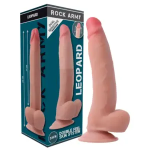 ROCKARMY - Dildo Leopard Dual Density 23 cm Realista