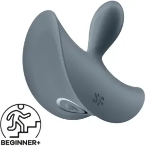 Satisfyer - Plug Anal Vibrador Unisex para Principiantes Negro