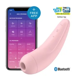 SATISFYER - CURVY 2+ Rosa | Vibrador Premium con APP