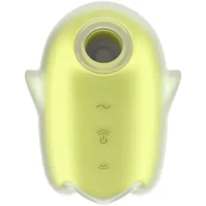 SATISFYER - GLOWING GHOST AIR PULSE & VIBRADOR AMARILLO