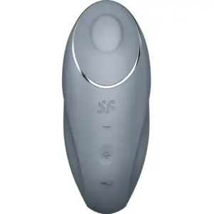 Satisfyer - Tap & Climax 1 Vibrador Lay-On Premium Gris