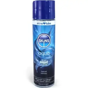 SKINS - Aqua Lubricante Profesional Base de Agua 250 ML