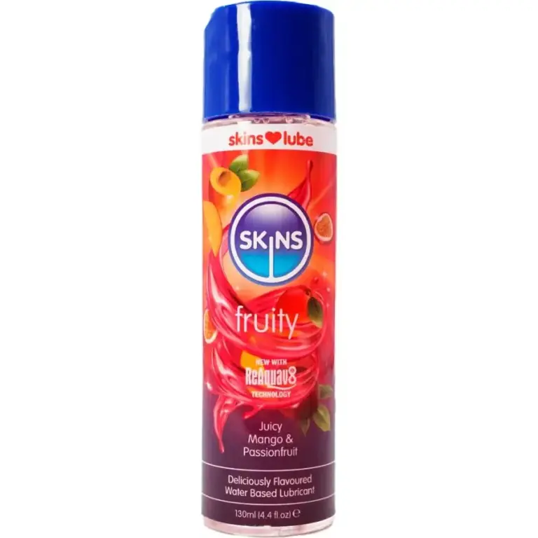 SKINS - Fruity Lubricante Mango & Fruta Pasión Premium 130 ML