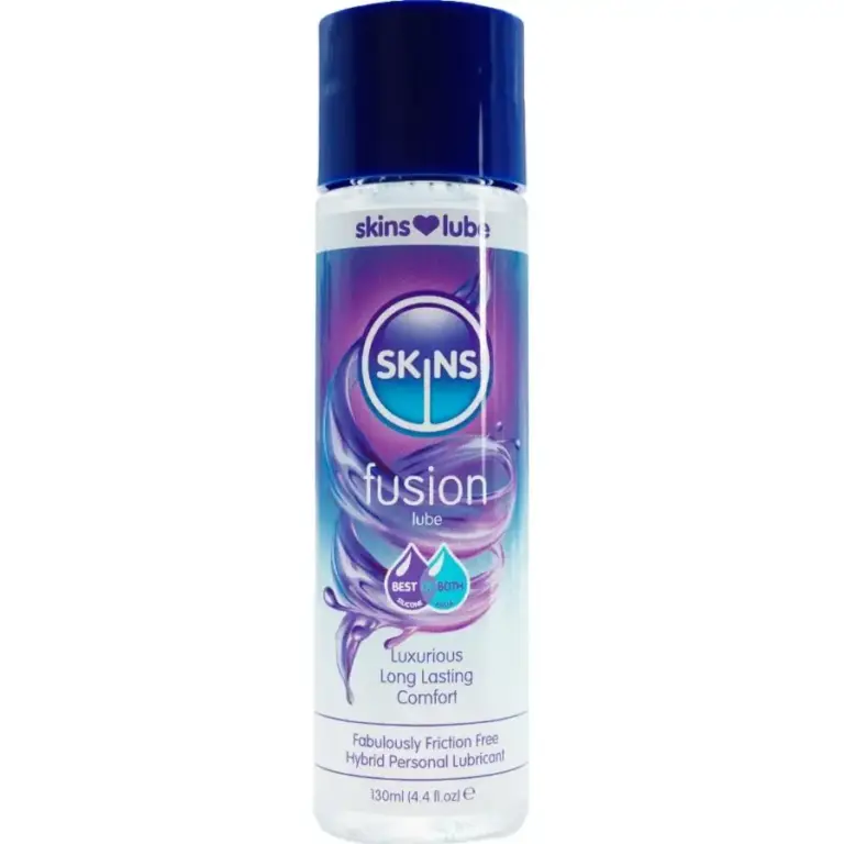 SKINS - Lubricante Híbrido Premium para Placer Duradero 130 ML