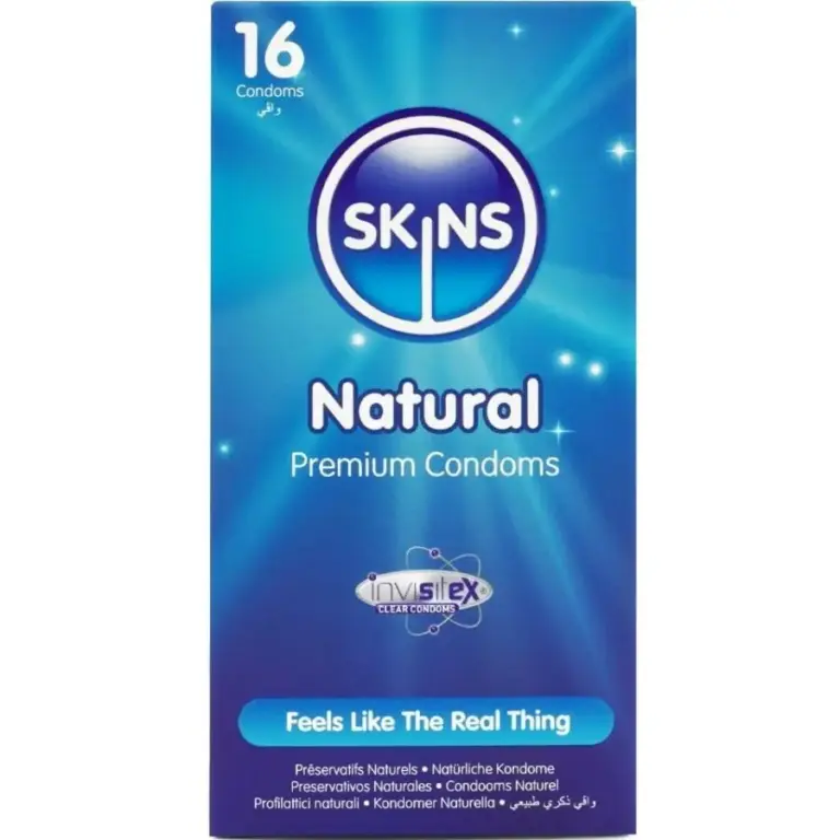 SKINS - Preservativos Premium Natural Pack 16 Único