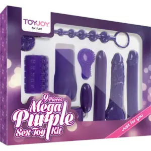 TOYJOY - Mega Purple Sex Toy Kit Profesional para Parejas