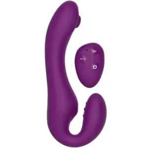 XOCOON - Vibrador Strapless 2 en 1 Premium Morado