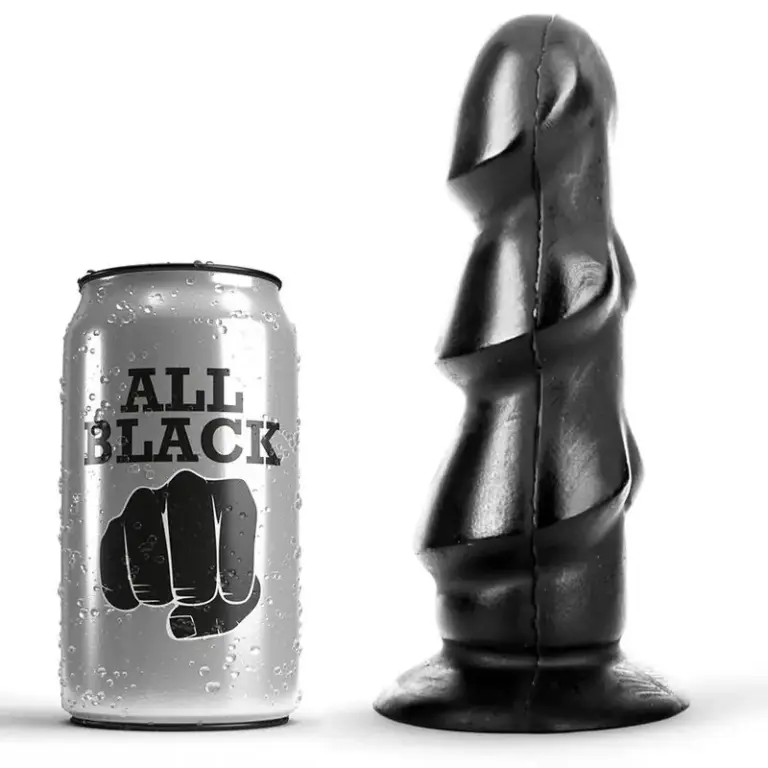 ALL BLACK - DILDO 17 CM Original Realista Premium
