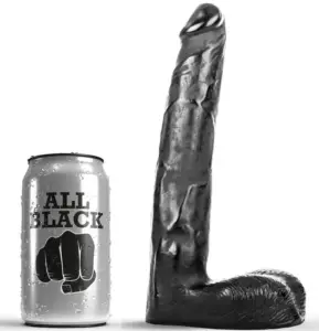 ALL BLACK - DILDO REALÍSTICO 21 CM Premium para Placer
