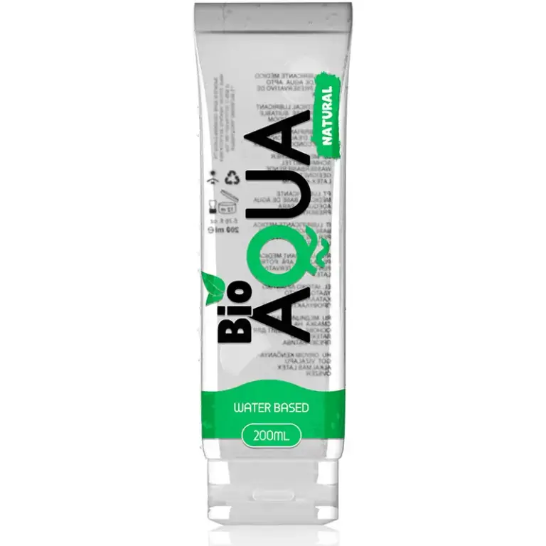 BIOAQUA - Lubricante Natural Base Agua 200 ML Premium