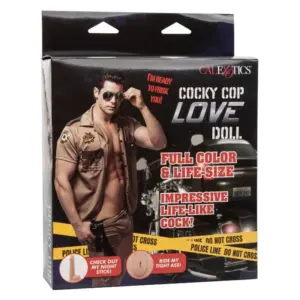 CALEXOTICS - Cocky Cop Love Doll Original con 2 Agujeros
