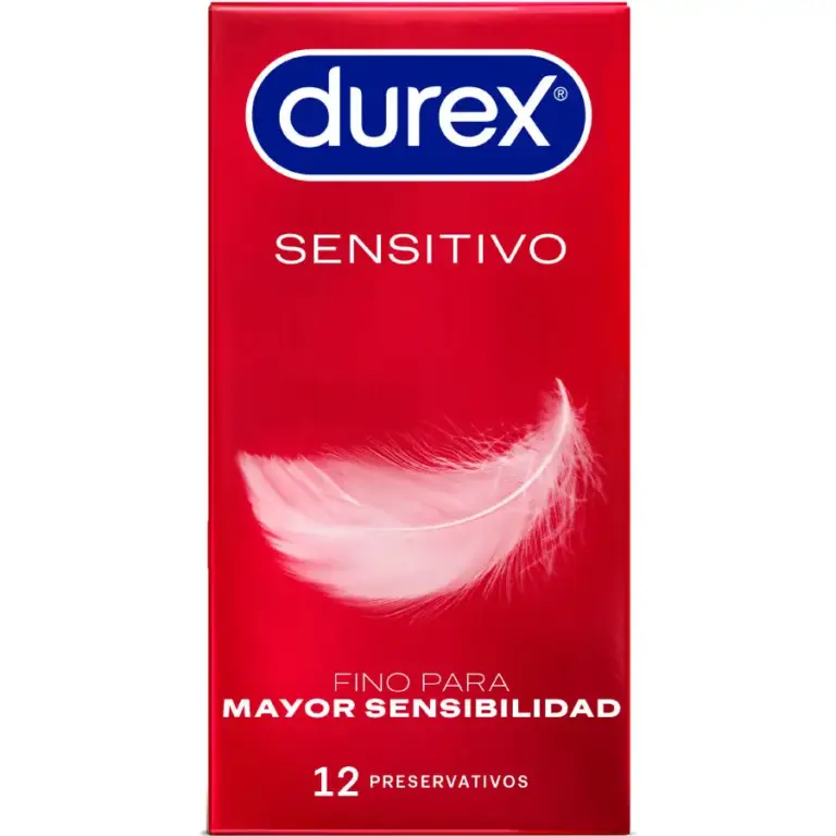 DUREX - Preservativos Sensitivo 12 Unidades Premium Fino - vista principal