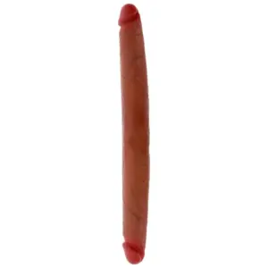 ToyJoy - Dildo Doble Dong de Silicona Caramelo 40 cm