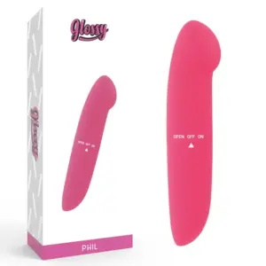 GLOSSY - Vibrador Rosa Compacto y Moderno para el Placer