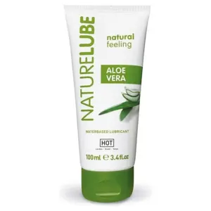 HOT - Nature Lube Lubricante Base Agua Aloe Vera 100 ML - Hidratante Premium