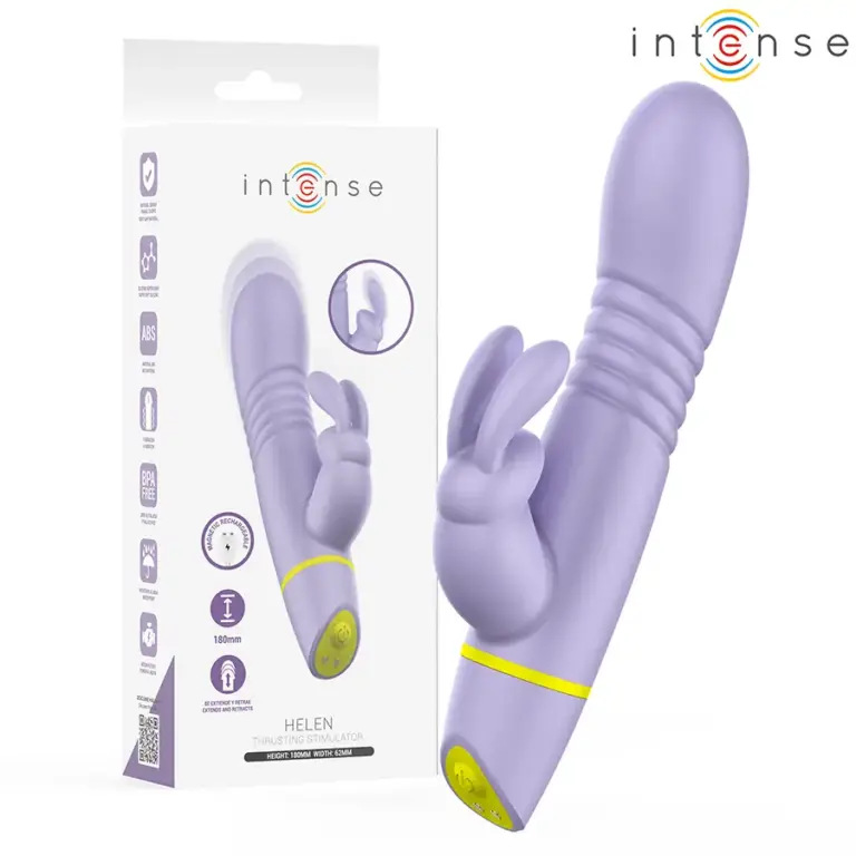 INTENSE - Helen Estimulador Rabbit Premium con Vibración Thrusting