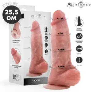 MR INTENSE - Big Pene Spencer Dildo Silicona 25.5 cm - Realismo Premium