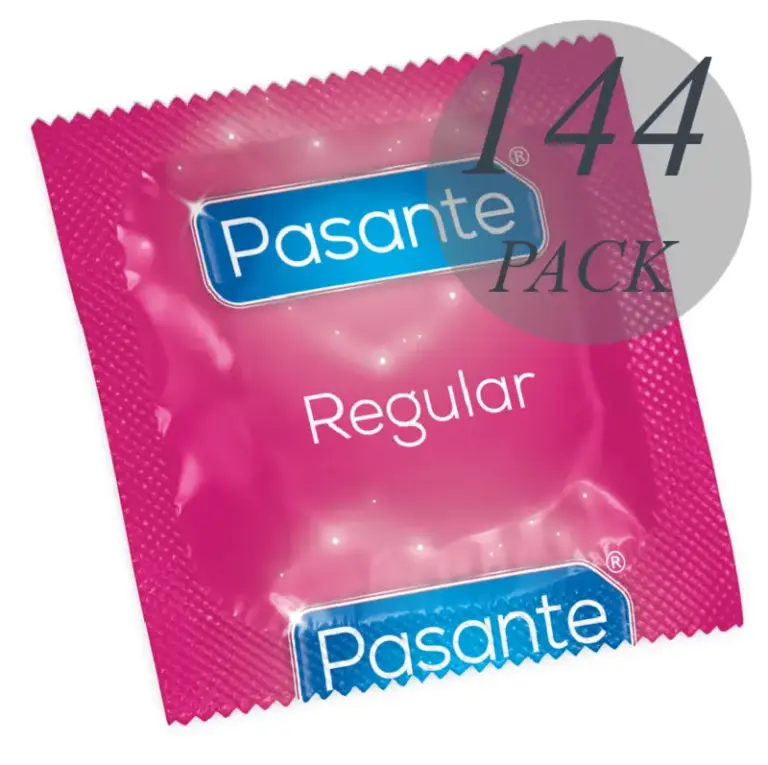 Pasante - Condón Regular 144 Unidades | Sensación Natural Premium