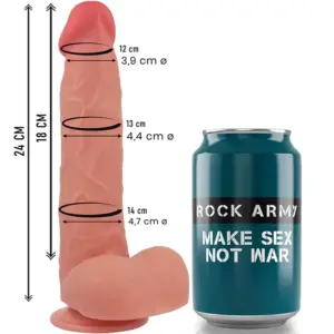 ROCKARMY - Dildo Realista 24cm de Silicona Premium - vista 3