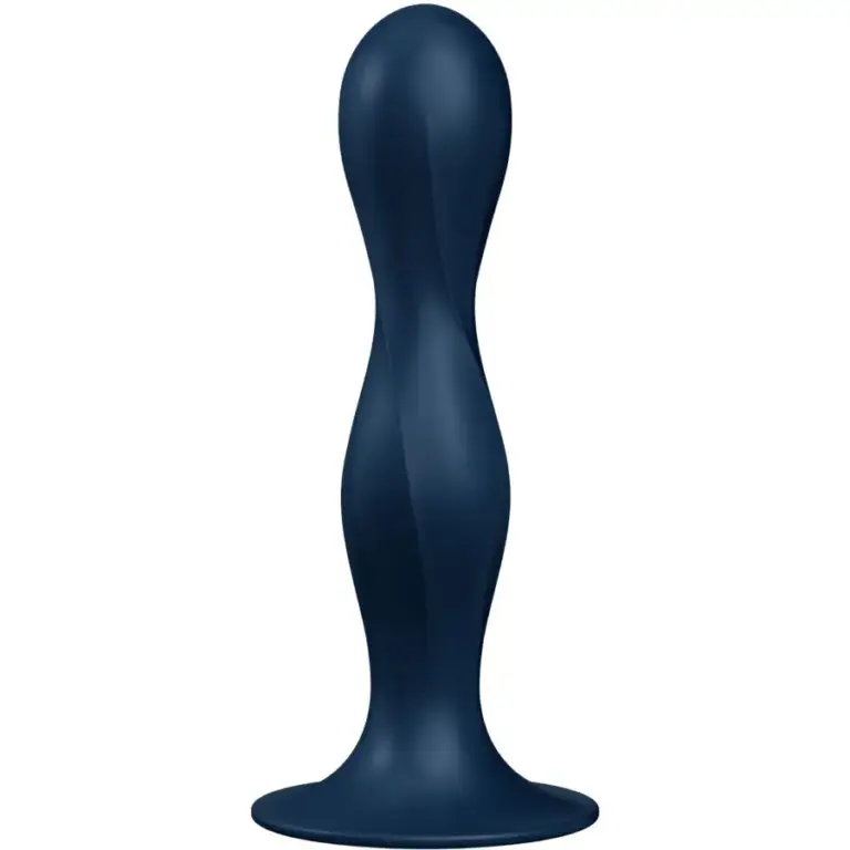 Satisfyer - Double Ball-R Dildo Silicona Premium Azul
