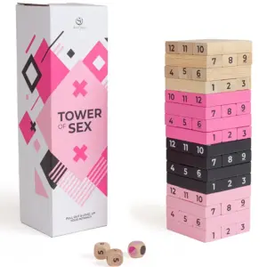SECRETPLAY - Juego de Madera Tower of Sex Original y Divertido