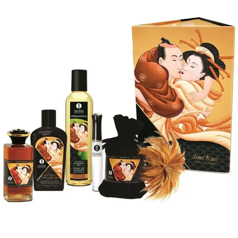 SHUNGA - Kit Colección Dulces Besos Con Sabor a Chocolate