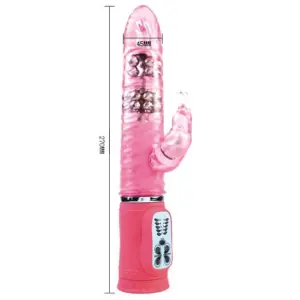 BAILE - Cute Passion Bunny Rampante 10F Vibrador Premium Rosa
