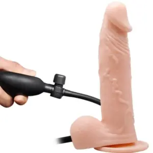 BAILE - DILDO REALÍSTICO VIBRADOR INFLABLE PREMIUM