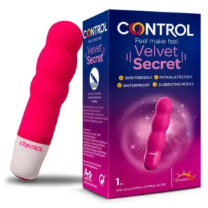 CONTROL - Mini Estimulador Velvet Secret Premium para Placer