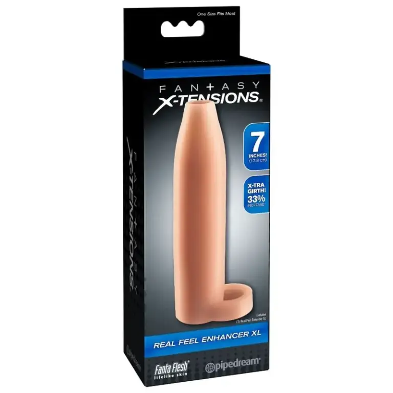 FANTASY X- TENSIONS - REAL FEEL EXTENSIÓN DE PENE XL - vista 4