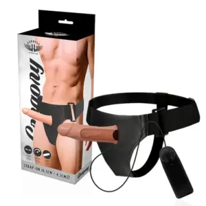 Harness Attraction - Arnés Hueco Gregory con Vibrador Premium 16.5 cm