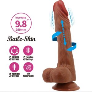 BAILE - Dildo Realístico 25 cm Natural Premium