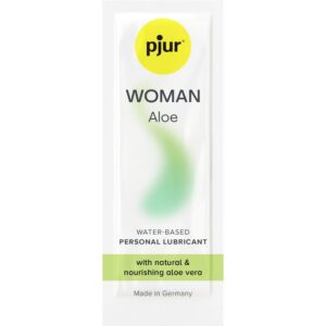 PJUR - WOMAN ALOE LUBRICANTE BASE AGUA 2 ML