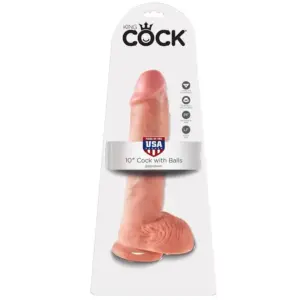 KING COCK - 10 PENE REALÍSTICO NATURAL 26.5 CM